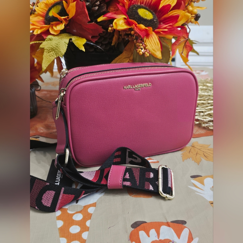 Karl Lagerfeld Pink Crossbody Bag